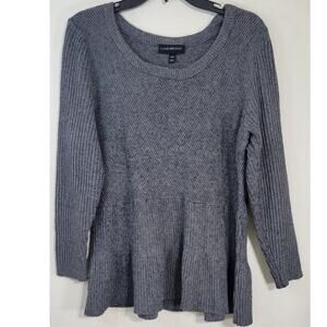 Lane Bryant Sweater Womens Size 18/20 Gray Heavy Sweater Boho Casual Winter